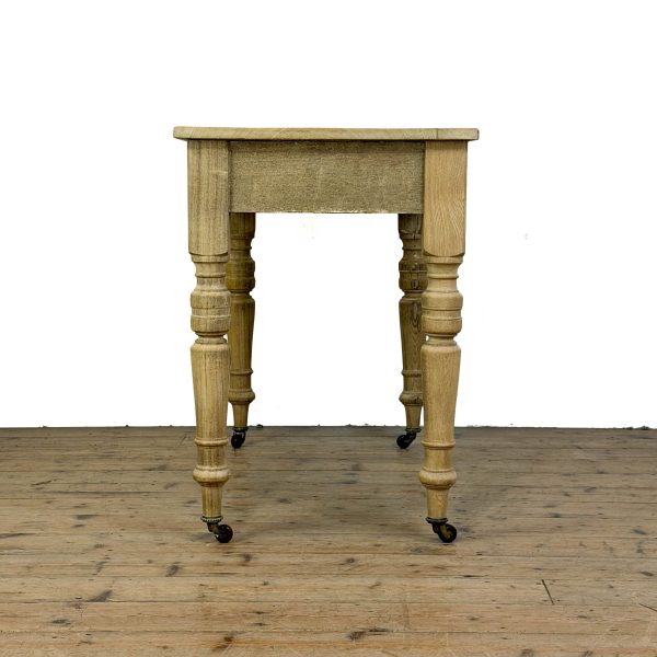 M-6384 Antique Stripped Pine Side Table (7)