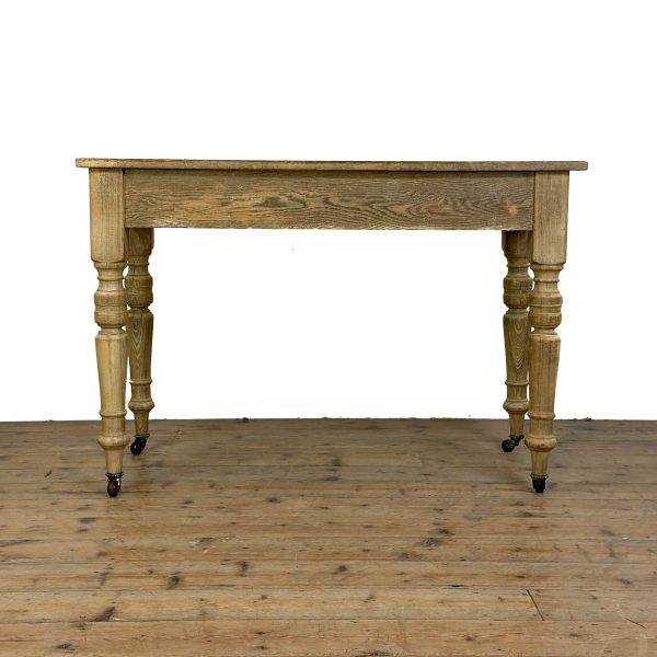 M-6384 Antique Stripped Pine Side Table (8)