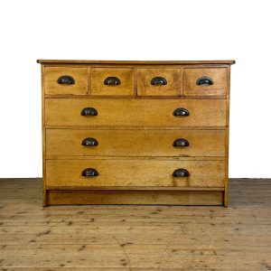 M-6592 Vintage Pale Oak Plan Chest (1)