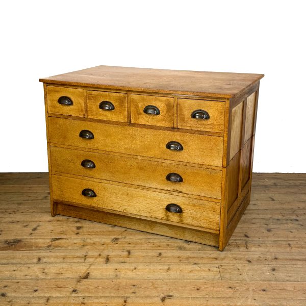 M-6592 Vintage Pale Oak Plan Chest (2)