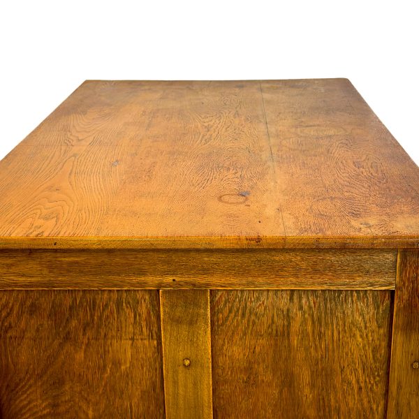 M-6592 Vintage Pale Oak Plan Chest (7)