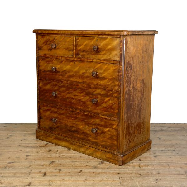 M-6597 Antique Victorian Mahogany Chest of Drawers (3)