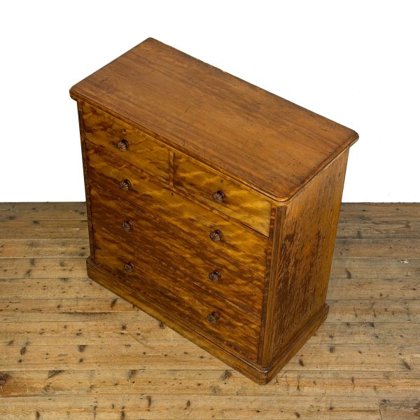 M-6597 Antique Victorian Mahogany Chest of Drawers (4)