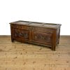 M-6628 Antique 18th Century Oak Coffer (3)