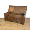 M-6628 Antique 18th Century Oak Coffer (4)