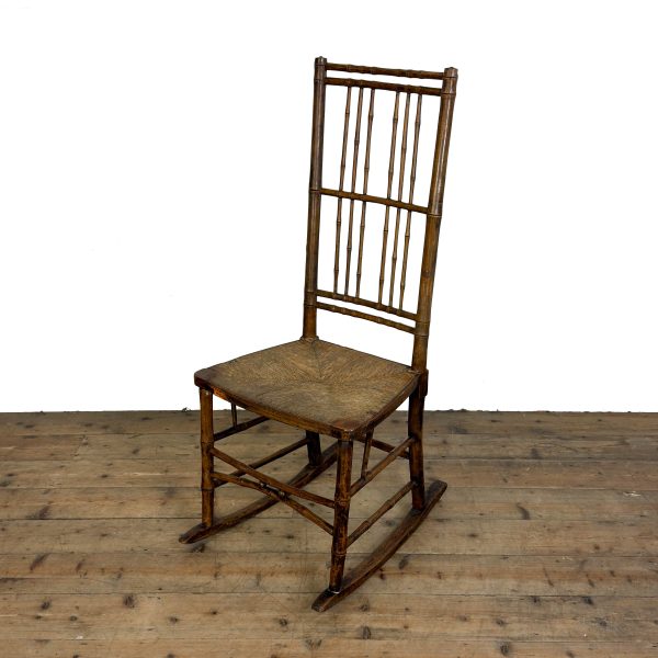M-6660 Antique Faux Bamboo Rocking Chair (3)