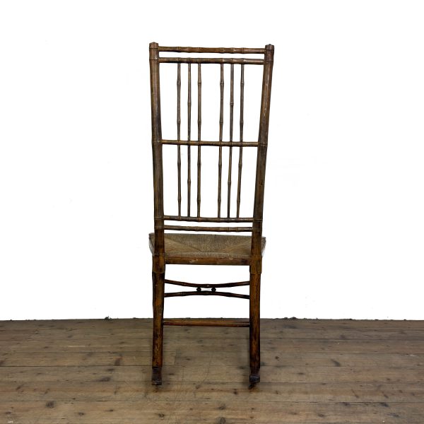 M-6660 Antique Faux Bamboo Rocking Chair (5)