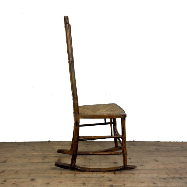 M-6660 Antique Faux Bamboo Rocking Chair (6)