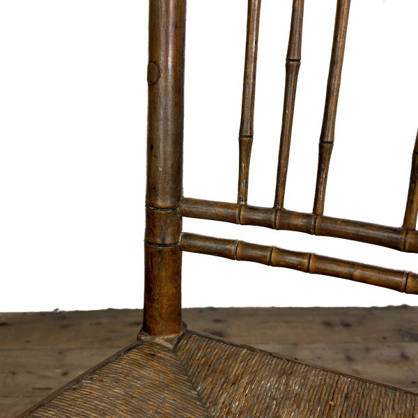 M-6660 Antique Faux Bamboo Rocking Chair (8)