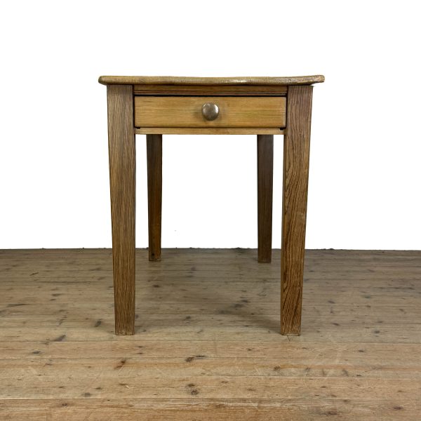 M-6685 Antique Rustic Wooden Farmhouse Kitchen Table (2)