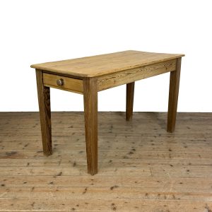 M-6685 Antique Rustic Wooden Farmhouse Kitchen Table (3)