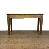 M-6685 Antique Rustic Wooden Farmhouse Kitchen Table (7)