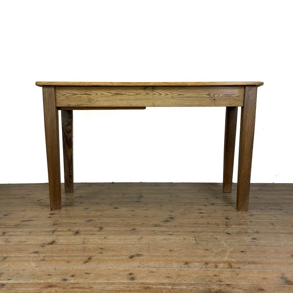 M-6685 Antique Rustic Wooden Farmhouse Kitchen Table (7)