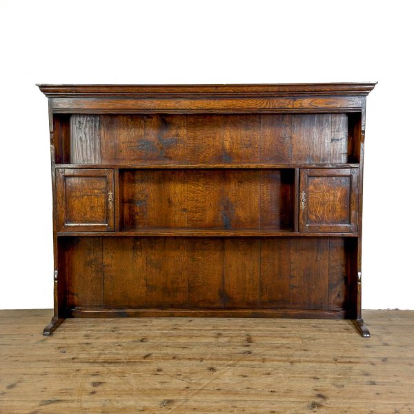 M-6717C Traditional Oak Dresser Rack Narrow Bookcase (2)