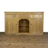 M-6719 Antique Victorian Pine Dresser Base Sideboard (2)
