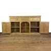 M-6719 Antique Victorian Pine Dresser Base Sideboard (5)