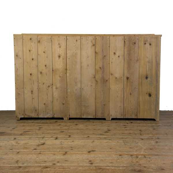 M-6719 Antique Victorian Pine Dresser Base Sideboard (8)