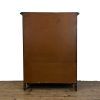 M-6802 Early 20th century oak Jacobean style bureau (5)