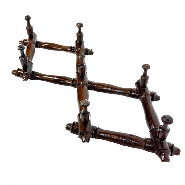 M-6809 Antique Extending Coat Rack 5