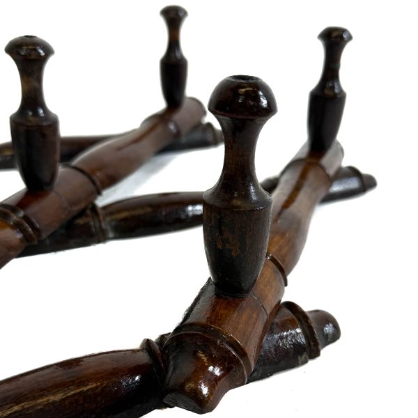 M-6809 Antique Extending Coat Rack 6