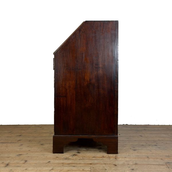 M-6828 Antique Georgian Oak Writing Bureau (8)