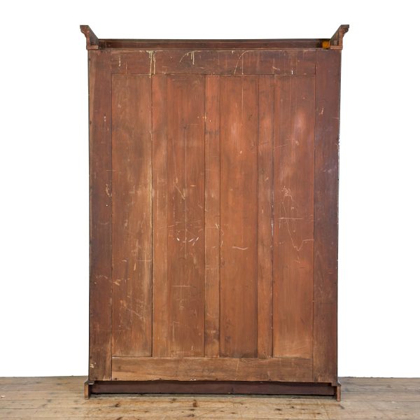 M-6832 Antique Large Mahogany Bookcase (5)