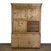 M-6844 Antique 19th Century Pine Linen Press Cupboard (4)