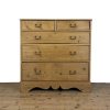 M-6845 Antique Stripped Pine Chest of Drawers (2)