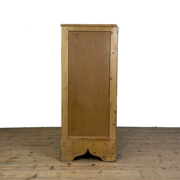 M-6845 Antique Stripped Pine Chest of Drawers (3)