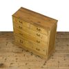 M-6845 Antique Stripped Pine Chest of Drawers (8)