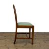 M-6847 Antique Set of Six Country Oak Dining Chairs (3)