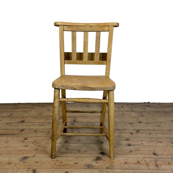 M-6850 Set of Seven Antique Chapel Chairs (7)