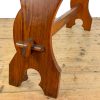 M-6853 Antique Pine Organ Bench Side Table (1)