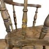 M-6854A Antique Captain Smokers Bow Armchair (3)