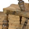M-6854A Antique Captain Smokers Bow Armchair (8)