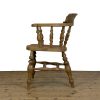 M-6855 Antique Beech and Elm Captain’s Armchair (2)