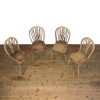 M-6862 Set of Four Wheelback Kitchen Chairs (3)