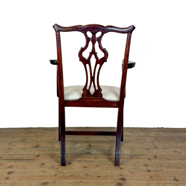 M-6871 Vintage Mahogany Chippendale Style Chair (1)