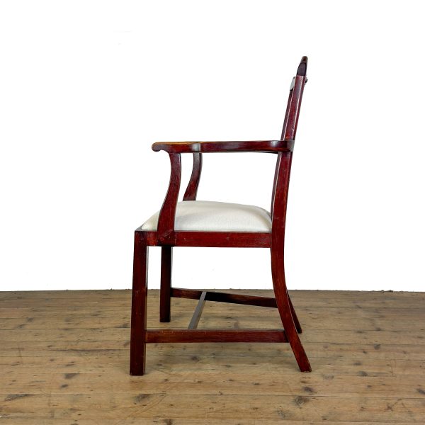 M-6871 Vintage Mahogany Chippendale Style Chair (3)