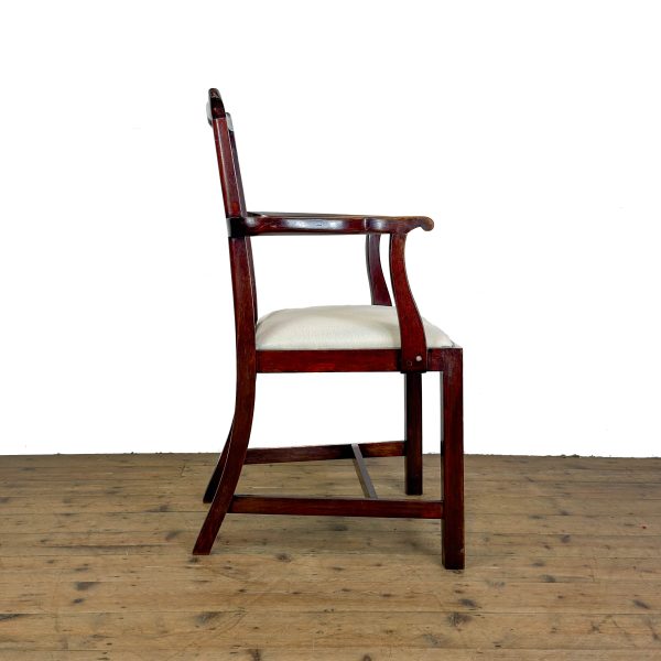 M-6871 Vintage Mahogany Chippendale Style Chair (4)