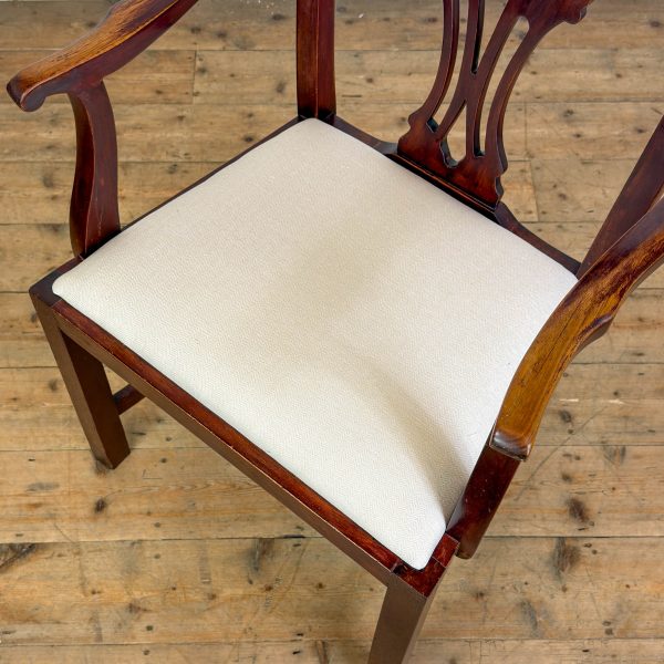 M-6871 Vintage Mahogany Chippendale Style Chair (6)