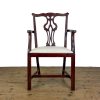 M-6871 Vintage Mahogany Chippendale Style Chair (8)