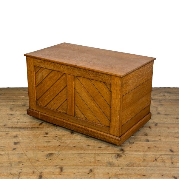 M-6879 Antique Small Trunk Blanket Box (3)