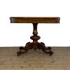 M-6882 Antique Victorian Walnut Foldover Card Table (2)