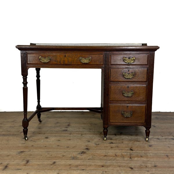 M-6888 Antique Edwardian Small Writing Desk (2)