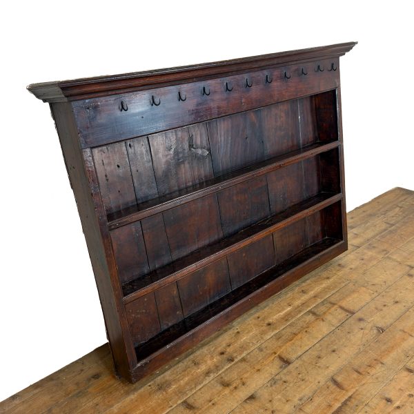 M-6895C Antique Oak Dresser Rack (5)