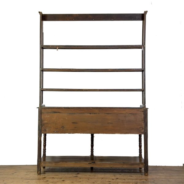M-6914 Antique 19th Century Welsh Oak Dresser (7)