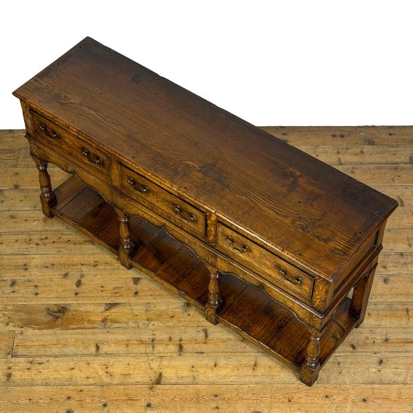 M-6920B Traditional Oak Dresser Base (1)