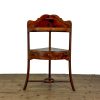 M-6921 Antique Mahogany Georgian Corner Washstand (2)