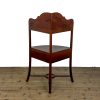 M-6921 Antique Mahogany Georgian Corner Washstand (6)